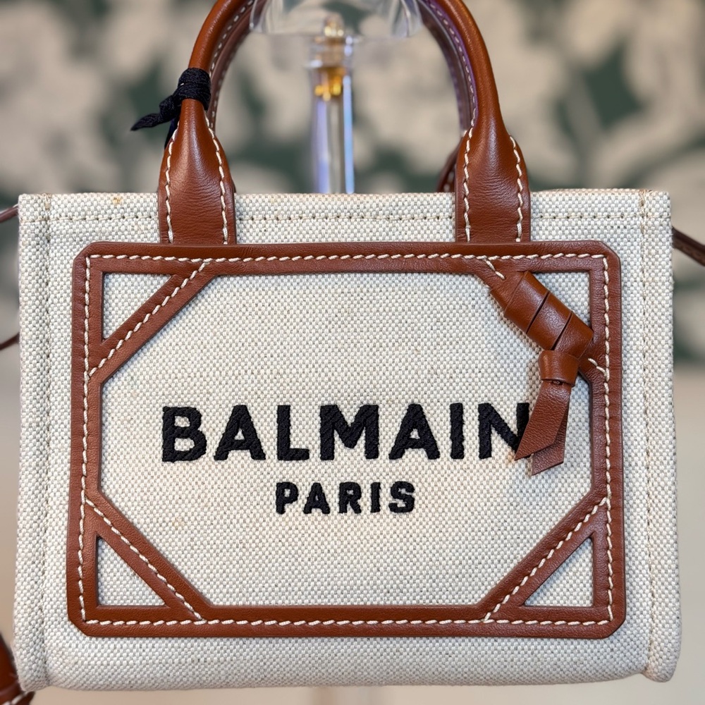 Balmain Paris Authentic B Army Shopper Mini Tote NWT and Dustbag - Picture 2 of 12